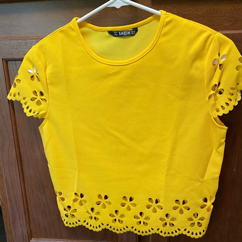 Shein cropped shirt